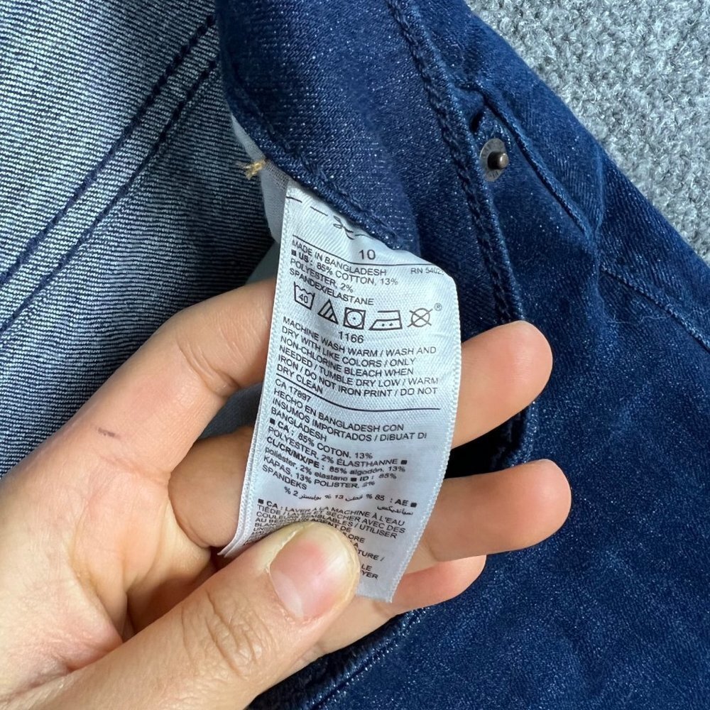 NEW Old Navy‎ Rockstar Women's size 10 Super Skinny Blue Jeans - Picture 8 of 8
